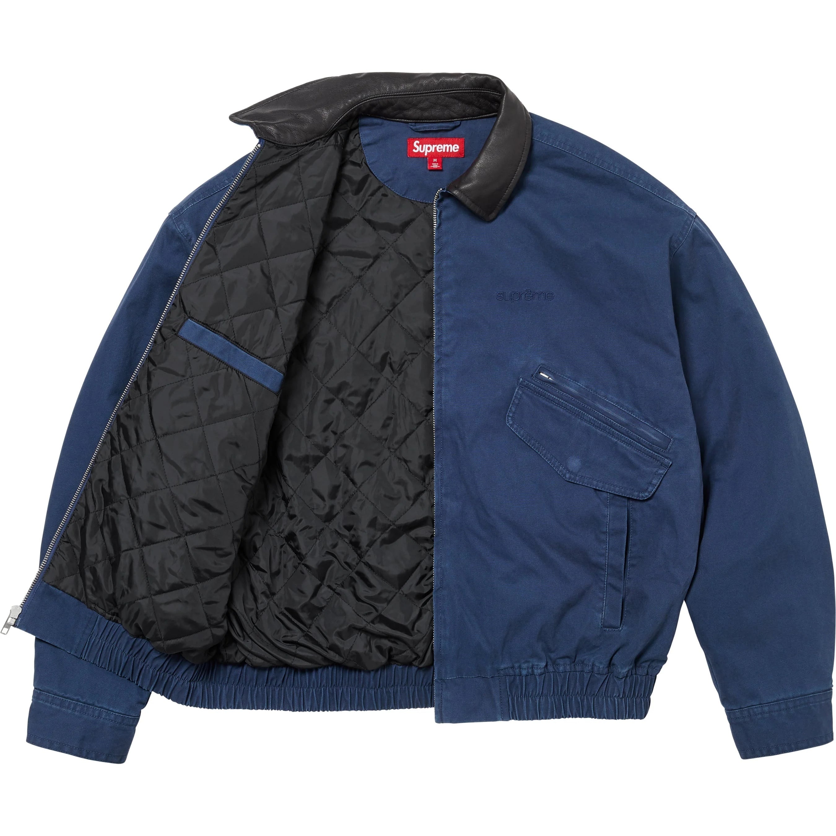 Leather Collar Utility Jacket view 6